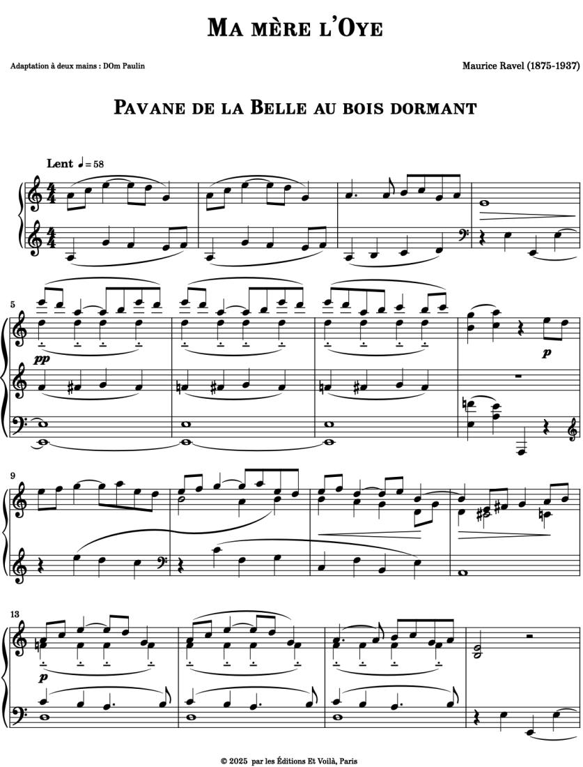 Ma mère l'Oye