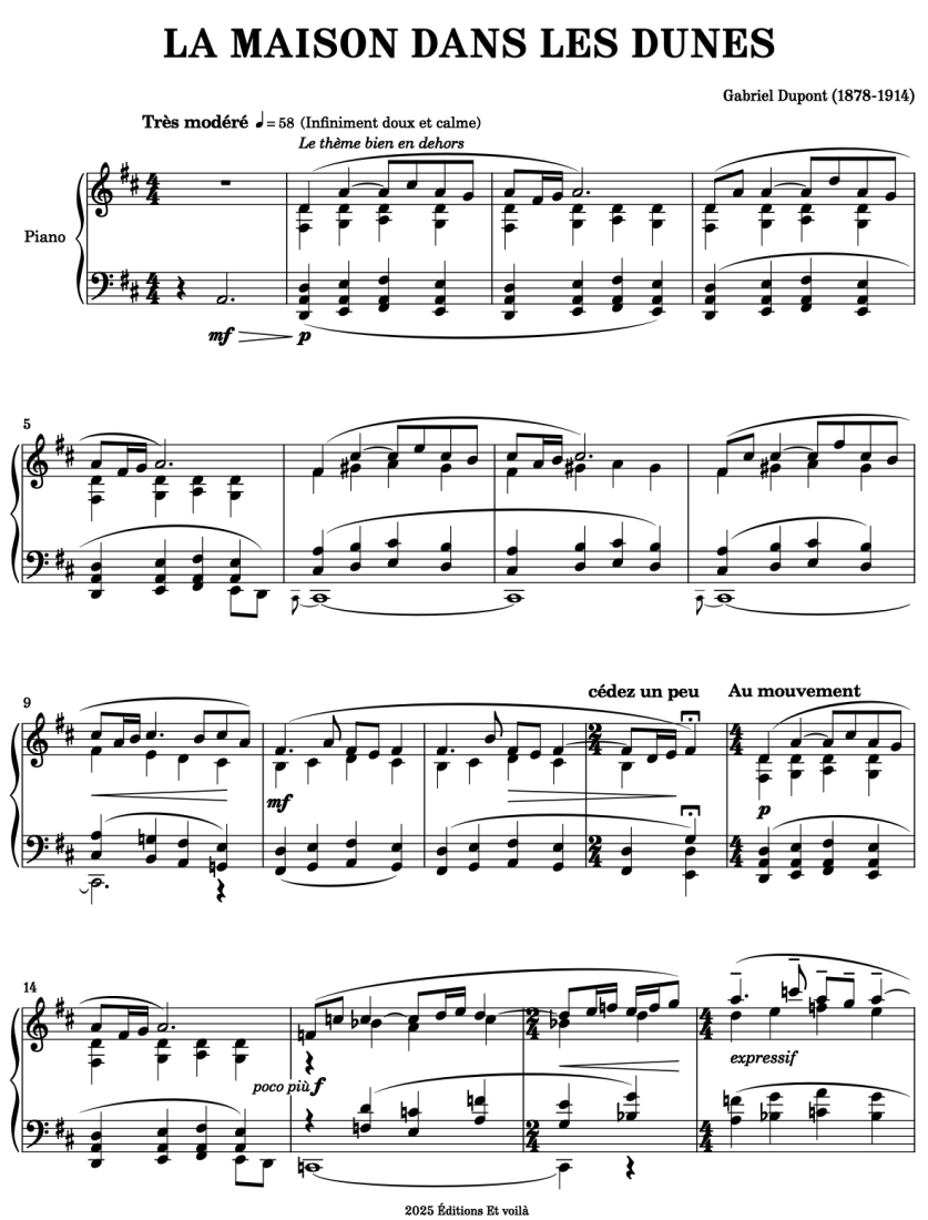 La maison dans les dunes, mélancolie du bonheur