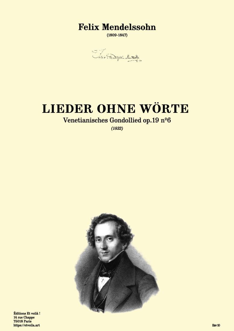 Lieder ohne Wörte, op. 19, nº 6