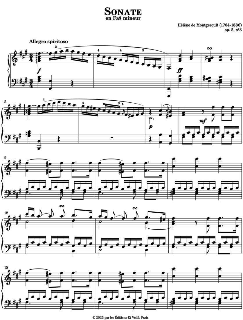 Sonate en fa# min.