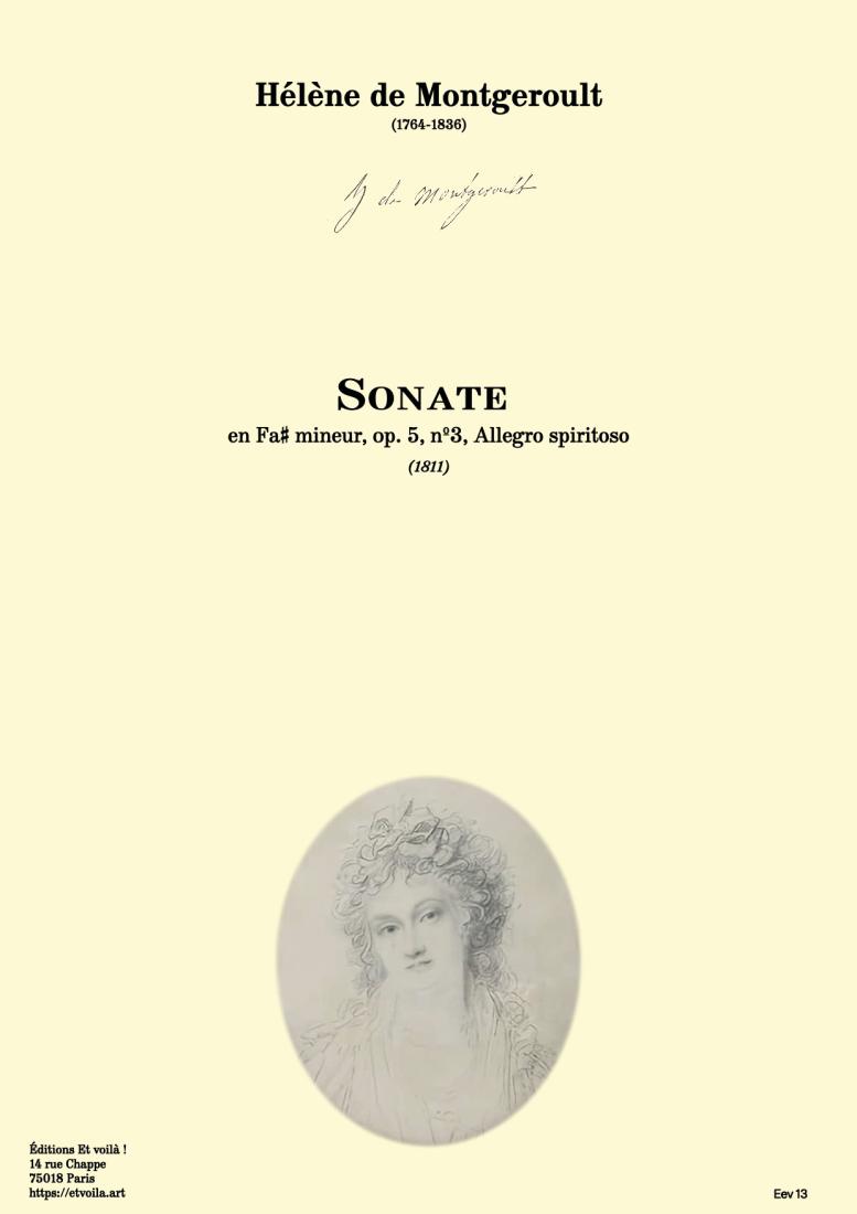 Sonate en Fa# min, op. 5, nº 3
